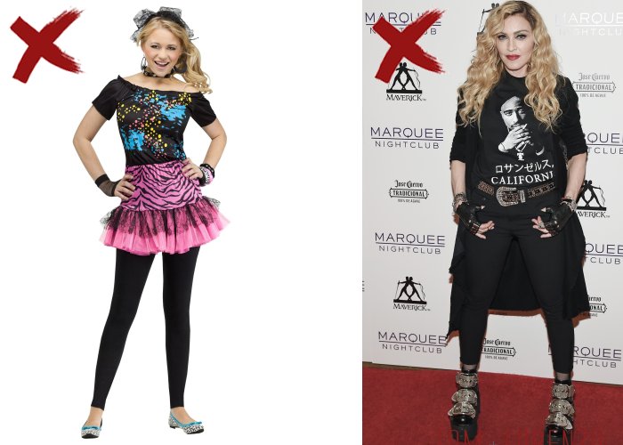 Madonna Teenage Fashion Mistakes